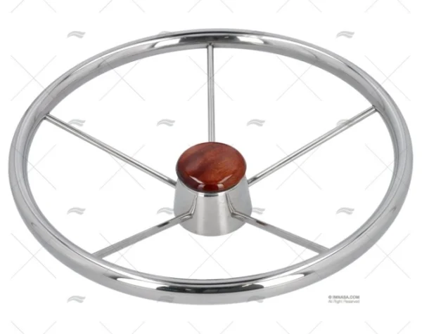 RUEDA TIMON 400mm 5R INOX SAVORETTI ARMANDO