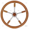 RUEDA TIMON 400mm 5R MADERA/INOX SAVORETTI ARMANDO