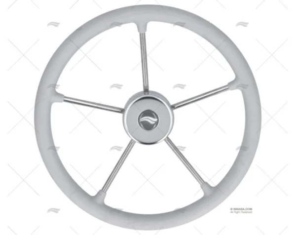 rueda-timon-400mm-5r-poli-gris-inox-riviera-volantes-imnasa-ref-51250035.webp RUEDA TIMON 400mm 5R POLI.GRIS/INOX RIVIERA
