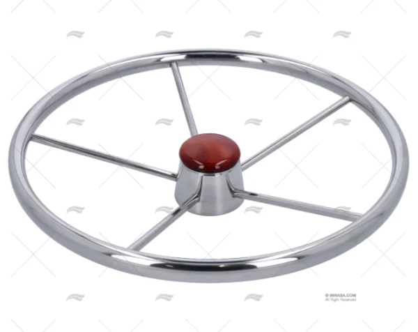 RUEDA TIMON 450mm 5R INOX SAVORETTI ARMANDO