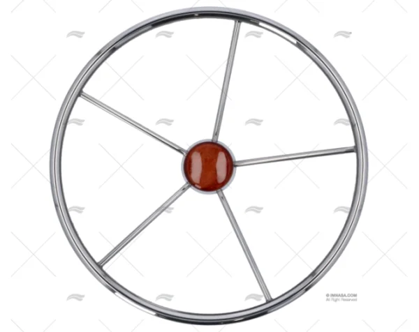 RUEDA TIMON 450mm 5R INOX SAVORETTI ARMANDO