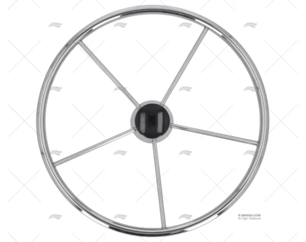 RUEDA TIMON 450mm 5R INOX