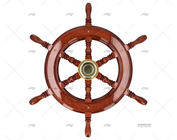 RUEDA TIMON 800mm 8R MADERA SAVORETTI ARMANDO