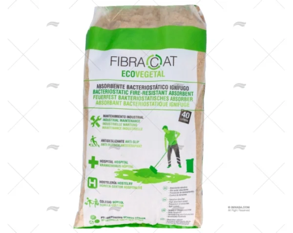 SACO SEPIOLITA ABSORBENTE VEGETAL 40L