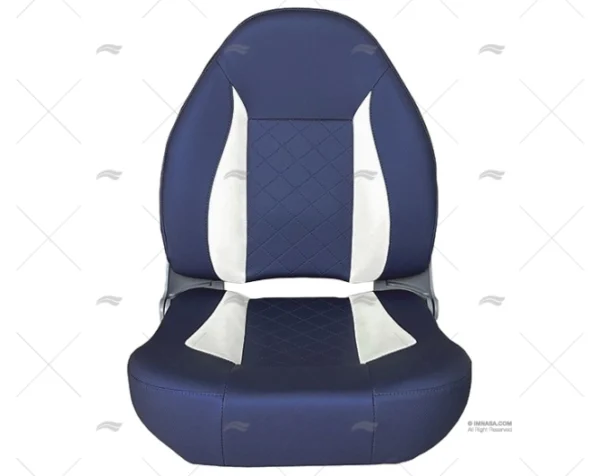 SILLA CONFORT PRO AZUL/BLANCO