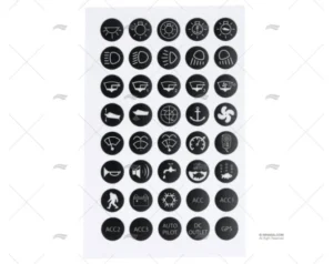 SIMBOLOGIA ADHESIVA INTERRUPTOR SET40UD