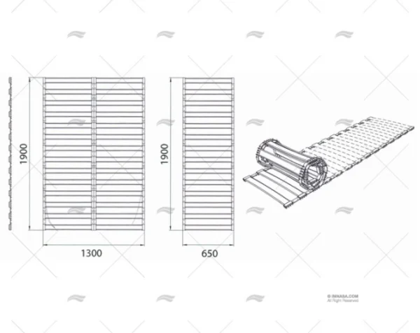 SOMIER ENROLLABLE SIMPLE