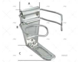 SOPORTE BOTELLA INOX SS 304