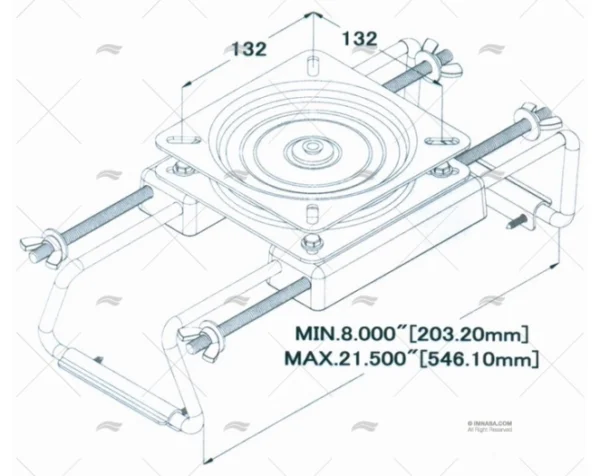 SOPORTE GIRATORIO 546-203