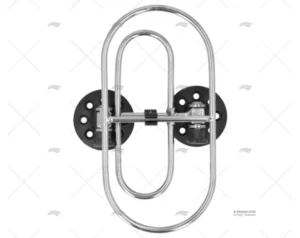 SOPORTE INOX P/DEFENSAS 210X105mm