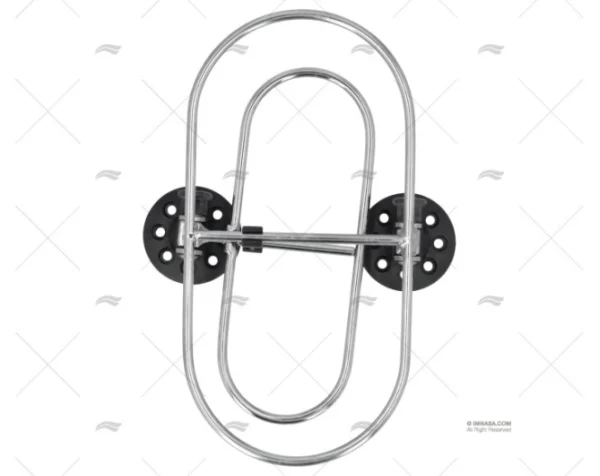 SOPORTE INOX P/DEFENSAS 260X130mm