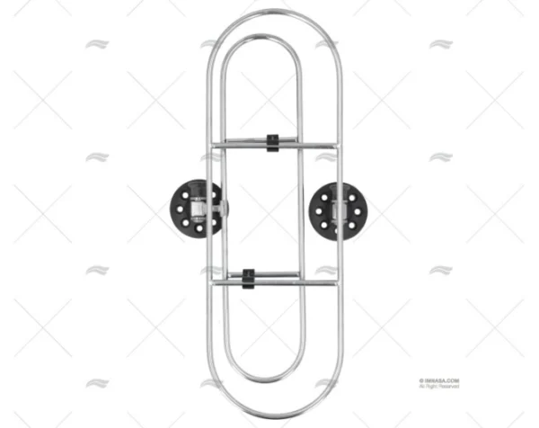 SOPORTE INOX P/DEFENSAS 390X130mm