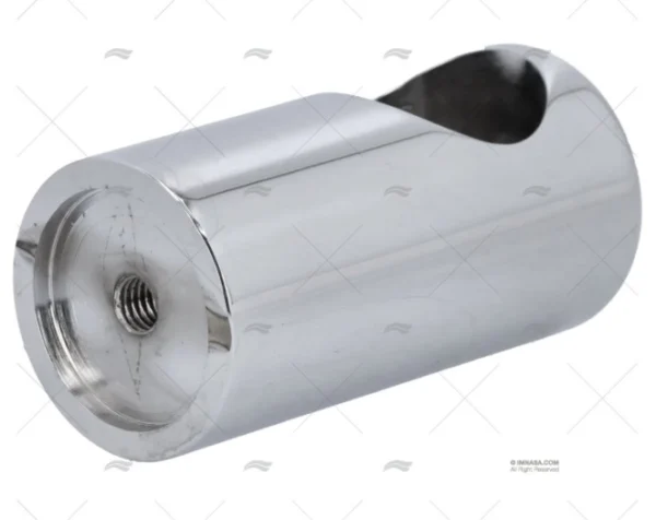 SOPORTE PASAMANO 30mm FINAL LATON CROMA