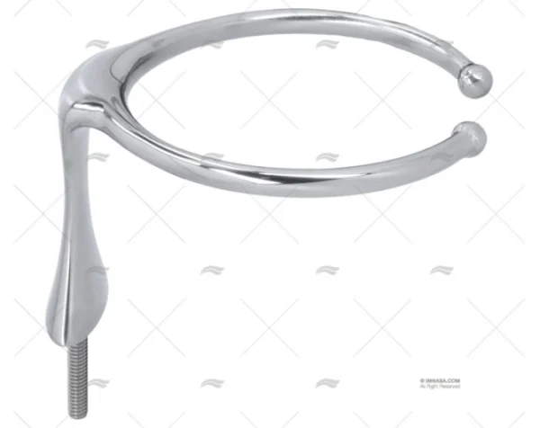 SOPORTE VASO X 1 INOX SS 316 CUBIERTA 10