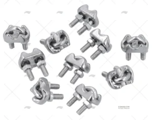 SUJETACABLES INOX 5mm (10u)