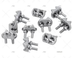 SUJETACABLES INOX 6mm (10u)