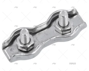 SUJETACABLES INOX PLANO DOBLE 3mm