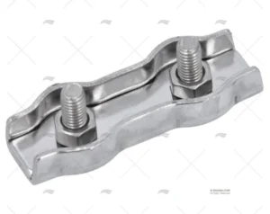 SUJETACABLES INOX PLANO DOBLE 5mm