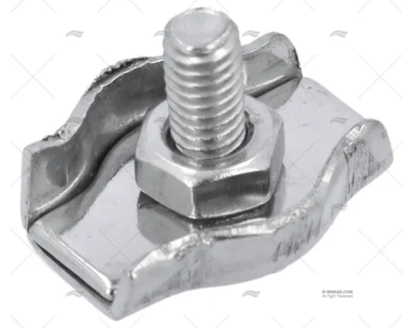 SUJETACABLES INOX PLANO SIMPLE 3mm