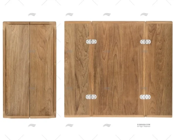 TABLERO PLE. CHAPADO TECA 1250x800/400mm ARC MARINE