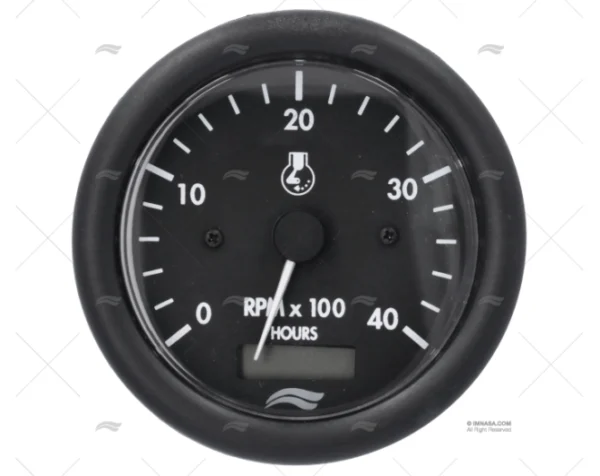 TACOMETRO IMB 4000RPM 12V C/HOROMETRO IMNASA
