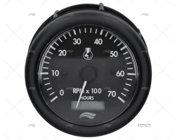 TACOMETRO IMN 7000RPM 12V C/HOROMETRO IMNASA