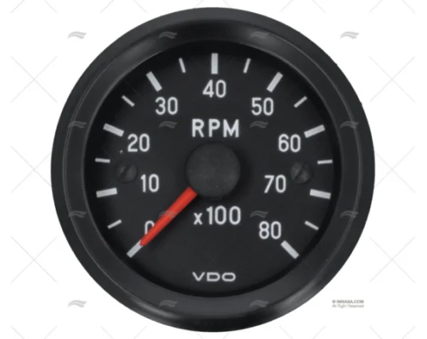 TACOMETRO VDO INT 8000 12v 52D VDO