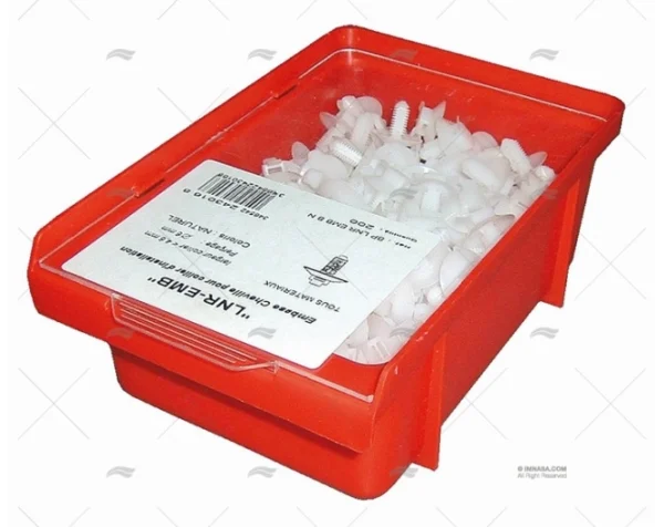 TACOS FIJACION PARED BLANCO 8mm 100 uni.