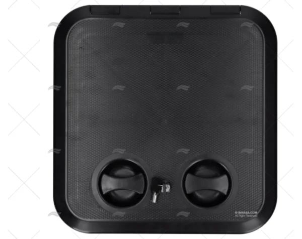 TAPA 380x380mm NEGRA C/LLAVE