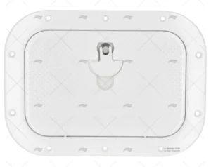 TAPA 370x270mm BLANCA ALUMINIO