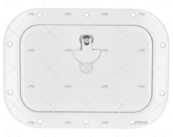 TAPA 370x270mm BLANCA ALUMINIO