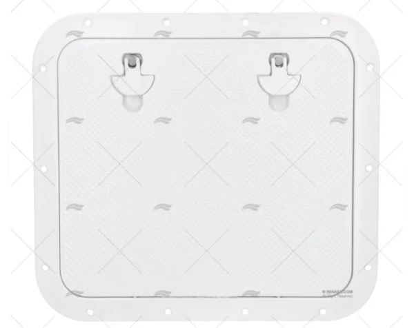 TAPA 460x510mm BLANCA ALUMINIO