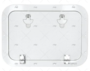 TAPA 550x400mm BLANCA ALUMINIO BI