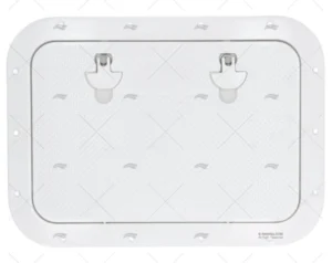 TAPA 550x400mm BLANCA ALUMINIO