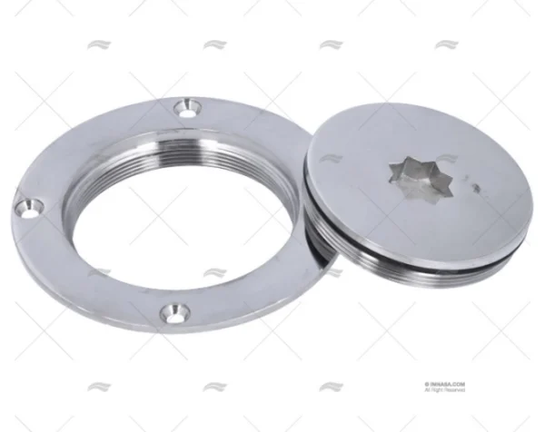 TAPA REGISTRO ESTRELLA INOX SS 316 75