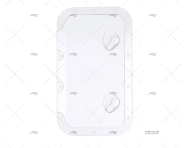 TAPA PVC BLANCA 355 X 600 mm