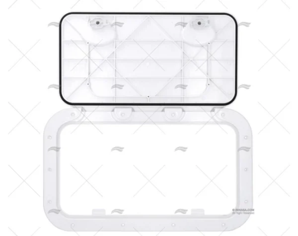 TAPA PVC BLANCA 355 X 600 mm