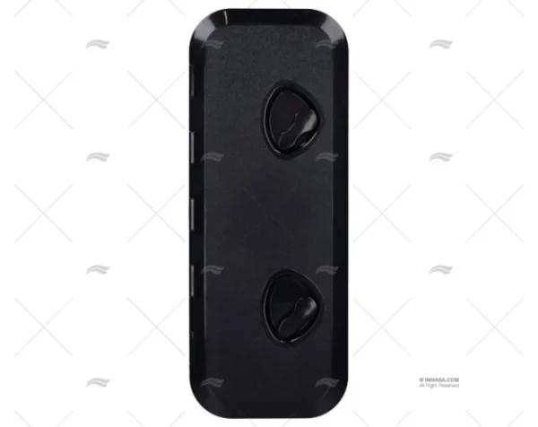 TAPA PVC NEGRA 243 X 607 mm