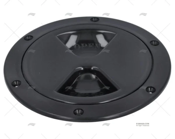 TAPA REGISTRO 102mm NEGRA