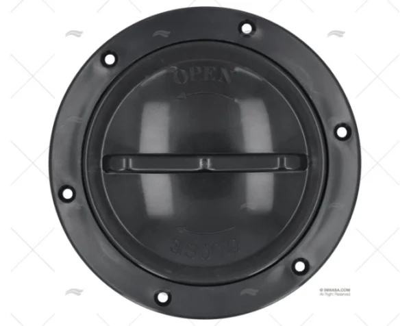 TAPA REGISTRO APERTURA FACIL NEGRO 102mm