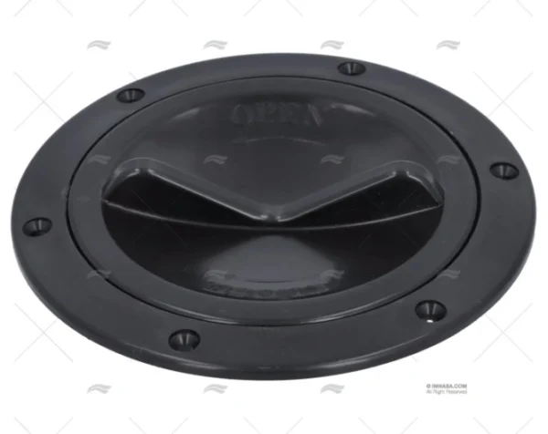 TAPA REGISTRO APERTURA FACIL NEGRO 102mm