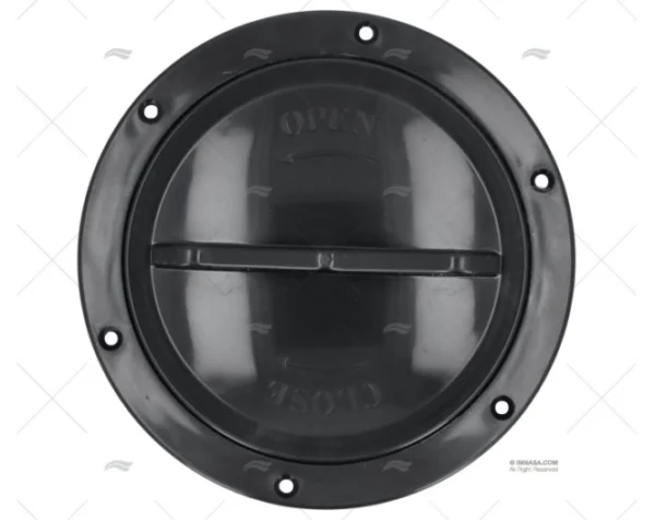 TAPA REGISTRO APERTURA FACIL NEGRO 127mm