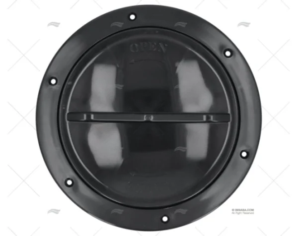 TAPA REGISTRO APERTURA FACIL NEGRO 152mm