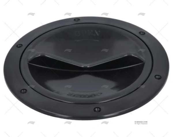 TAPA REGISTRO APERTURA FACIL NEGRO 152mm