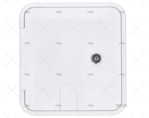 TAPA REGISTRO CON LLAVE GS BLANCA