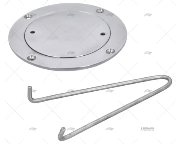 TAPA REGISTRO INOX 147mm EXTERIOR