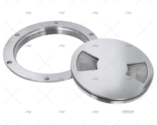 TAPA REGISTRO INOX 198mm EXTERIOR