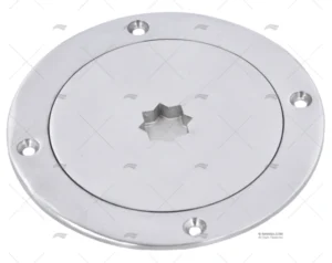 TAPA REGISTRO INOX 4" 140mm