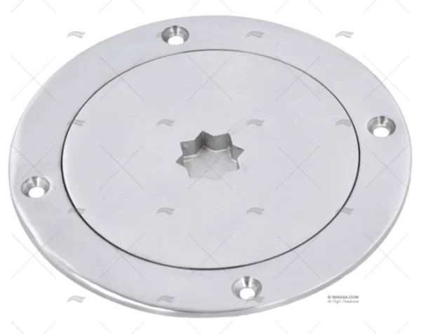 TAPA REGISTRO INOX 4" 140mm