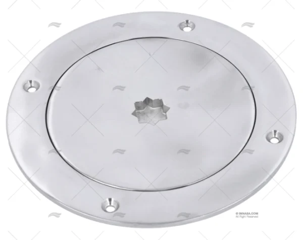 TAPA REGISTRO INOX 5" 185mm